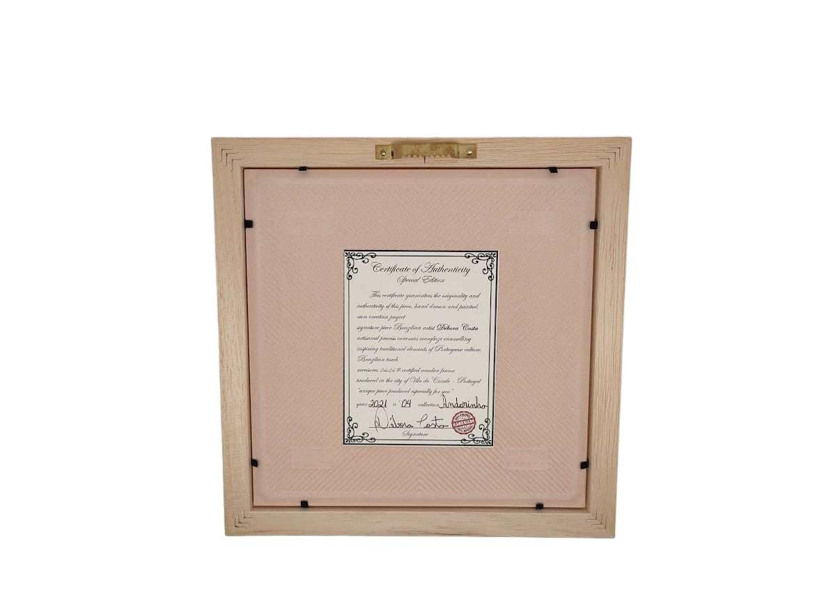 Tableau Azulejo Hirondelle - 15016 - 23,5 x 23,5 cm – Image 4