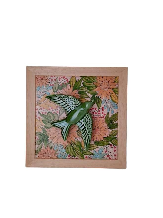 Tableau Azulejo Hirondelle - 15020 - 23,5 x 23,5 cm – Image 3