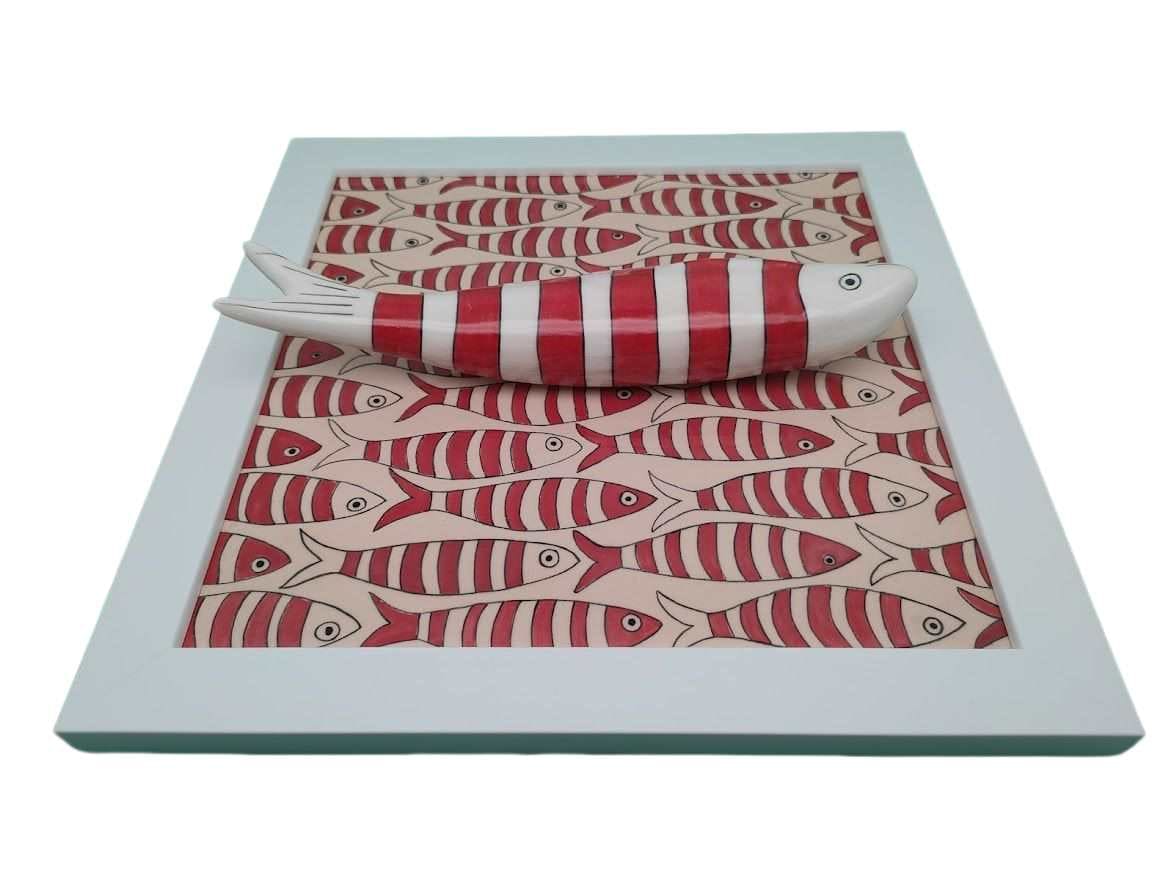 Tableau Azulejo Sardine - 15023 - 23,5 x 23,5 cm – Image 4