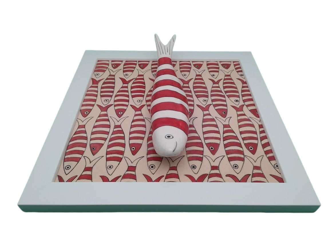 Tableau Azulejo Sardine - 15023 - 23,5 x 23,5 cm – Image 3