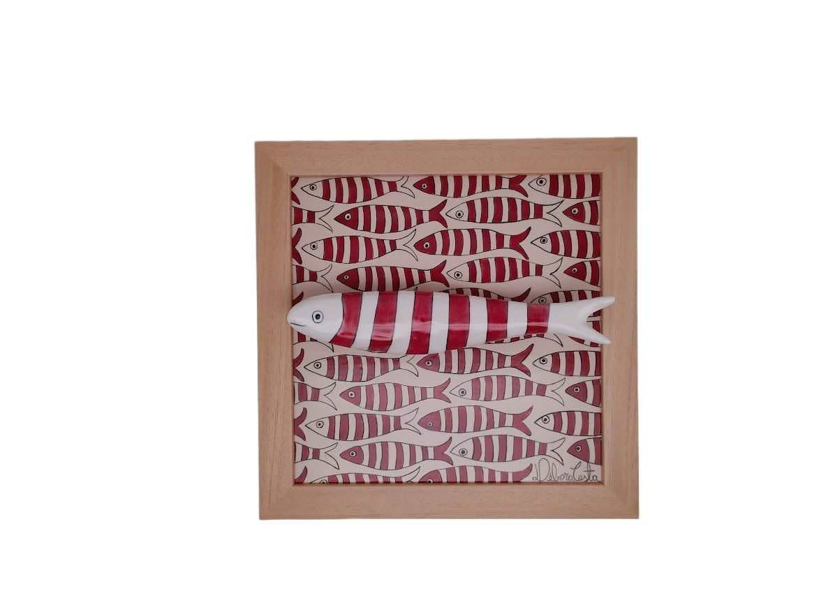 Tableau Azulejo Sardine - 15026 - 23,5 x 23,5 cm – Image 5