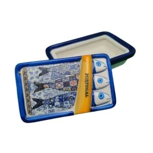 Boîte céramique sardines portugaises