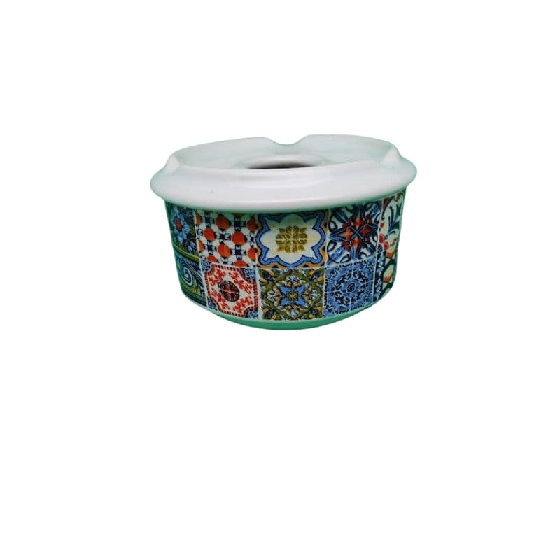 Cendrier d'eau azulejos 11 cm Ton rouge – Image 3
