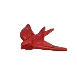Hirondelle rouge du Portugal en céramique 11 cm