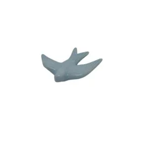 Hirondelle céramique portugaise bleue pastel 13 cm