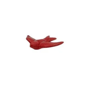 Hirondelle en céramique du Portugal rouge 13 cm