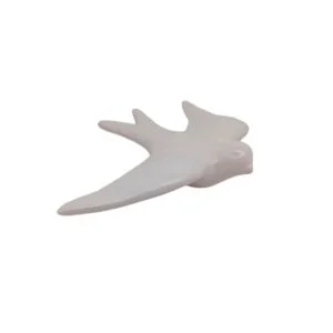 Hirondelle blanche en céramique fabriquée au Portugal 16 cm