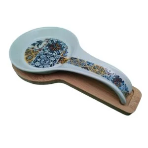 Repose cuillère céramique et azulejos du Portugal modèle M4