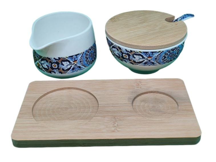 Pot à lait et sucrier azulejos – Image 3