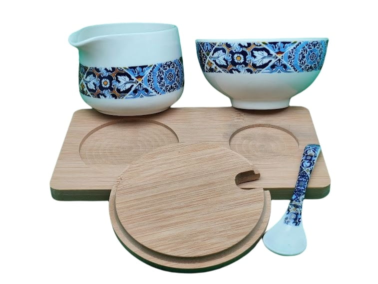 Pot à lait et sucrier azulejos – Image 4