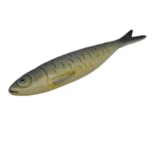 Sardine céramique du Portugal couleur gris et jaune