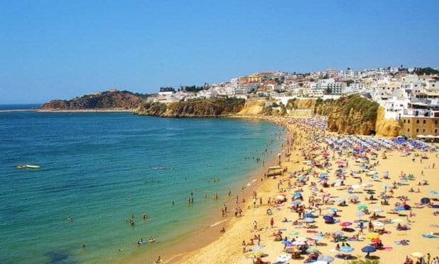 Ville d'Albufeira au Portugal en Algarve