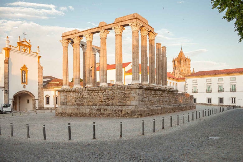 Ville d'Evora au Portugal