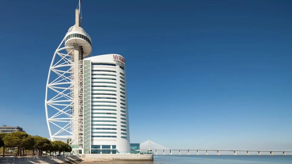 La Tour Vasco de Gama à Lisbonne Portugal