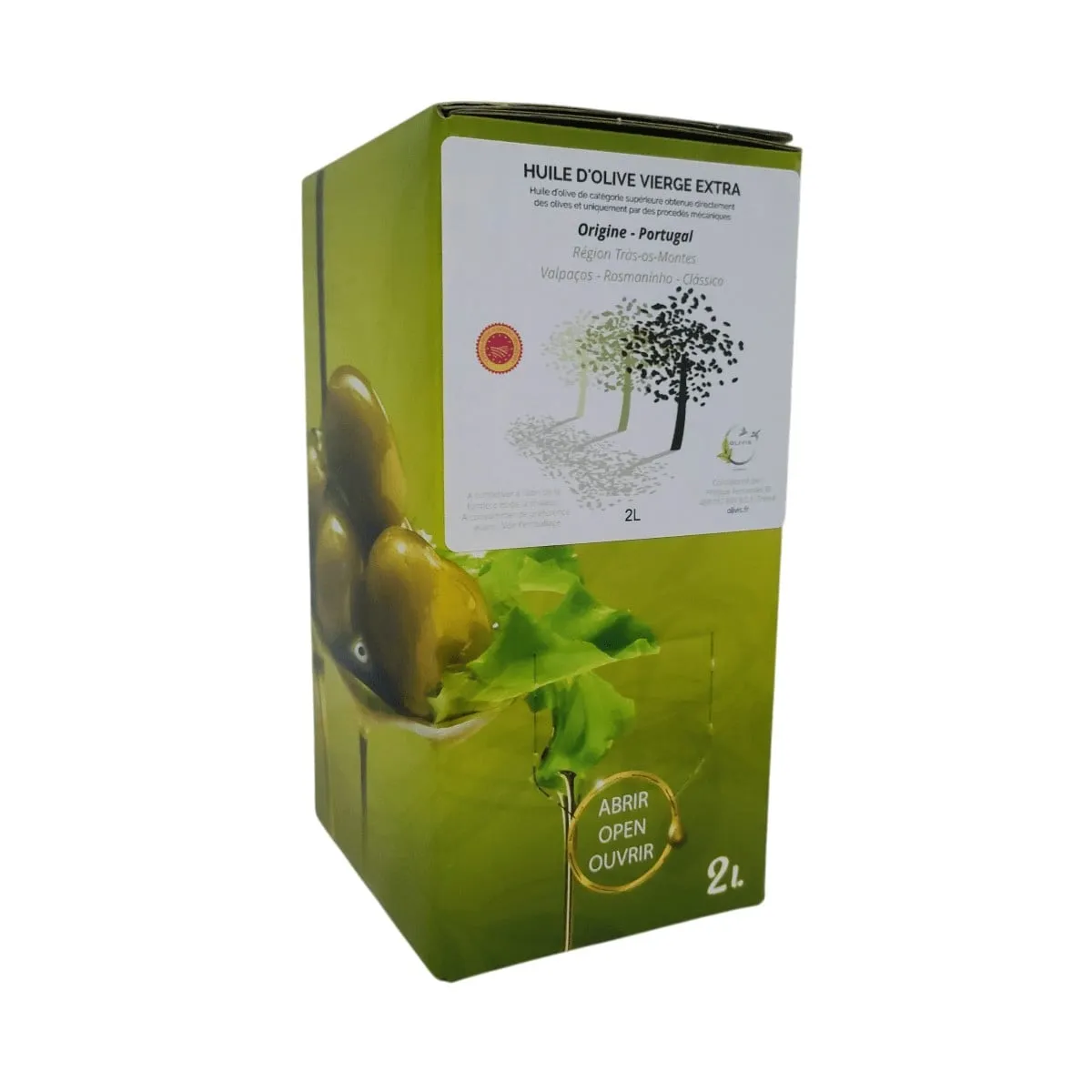 Huile d'olive 2 litres - AOP Valpaços - Portugal