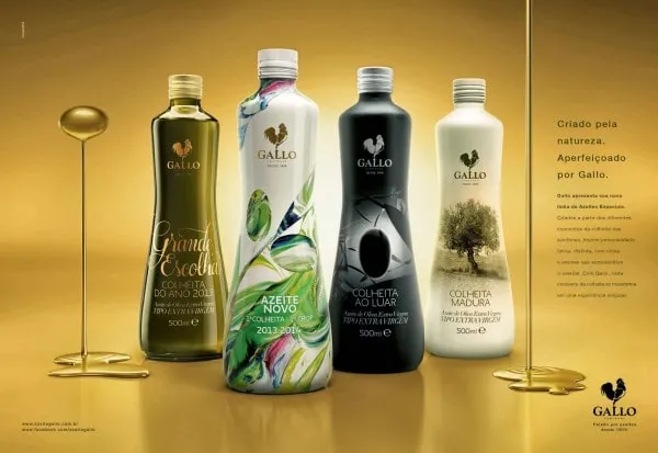Gamme d'huile d'olive Gallo