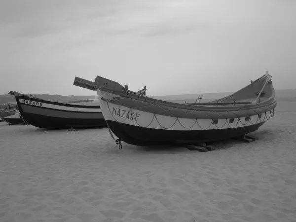 Nazaré bateaux de peche