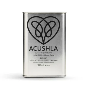 Acushla Origin bidon métal de 500 ml huile d'olive portugaise biologique et AOP