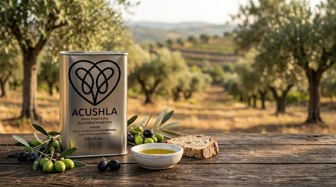 Acushla, huile d'olive portugaise de Tràs os Montes.